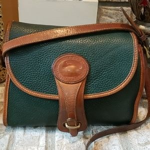 Vintage Dooney & Bourke saddle bag/ crossbody